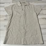 Madewell Linen Dress V-Neck Photo 3