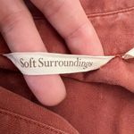 Soft Surroundings 100% Tencel Button Back Tunic Top Rust Terracotta XS Boho Fall Photo 7