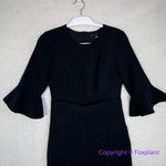 Black Halo New! Women's Brooklyn Jumpsuit black flare sleeve, size 2 Photo 3