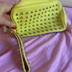 Tory Burch  bag silver Studded green neonish leather with handle Photo 2