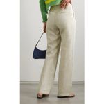 Reformation NWT Mason 100% Linen Oatmeal Tan Pants Size 8 Photo 2