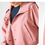 Fabletics  Erika Cropped Hooded Jacket Rosewood Pink Size Large Photo 1