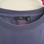 RDI  Oversized Crop Pullover Crewneck Sweater Dusty Blue Womens Size Large Photo 1