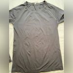Athleta  work out shirt, long‎ sleeve, grey, size m Photo 6