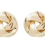 Dreamstate Knot Stud Earrings in Gold Photo 0