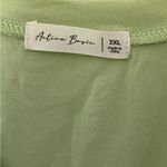 Active Basic 👚2/$10👚  Light Green V-Neck Tee Photo 3