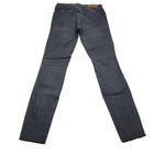 Madewell 9" Mid High Rise Skinny Jeans Ripped Distressed Size 25 Black Sea H2230 Photo 1