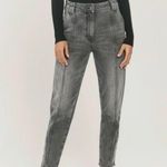 Something Navy NWT  Roxie Snap Denim Jeans Washed Black Size 0 Photo 0