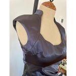 Hailey Logan  by Adrianna Papell womens purple grey Satin dress size 5/6 Photo 3