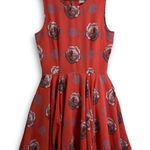 Maison Jules Hibiscus Bloom Combo Pink Sleeveless Floral Fit And Flare Mini Dress Photo 0