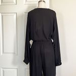 Indah  Black Long Sleeve Jumpsuit Photo 4