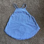 Esley  semi open back striped top sz S Photo 0