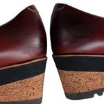 EUC V ITALIA Leather Amy Wedges Brown Size 9 Photo 9