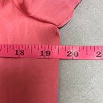 Paige Pink Satin Blouse Tie Neck Short Sleeves Small NWT Secretary Slinky Work Photo 9