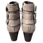 Stuart Weitzman Kickstart Studded Suede Ankle Boot, Neutral Photo 7