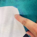 Imperfect Jess & Jane geometric sundress short sleeve stretchy wearable art Blue Photo 3