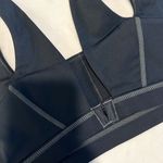 Aerie NWT Offline by  Black with Gray Stitching Goals Padded Sports Bra - Size: M Photo 5