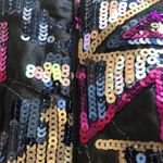 NWOT sequin multi color mini skirt Photo 2