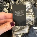 Bebe Silk Kimono Dolman Sleeve Blouse Womens Size XS Black White Y2K Photo 6