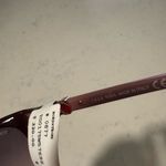Tod's Red Wayfarer Sunglasses with Glossy Finish Photo 8