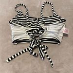 Xhilaration Black and White Bikini Top D/DD Photo 4