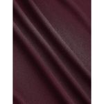 Cider Solid Square Neck Long Sleeve Ribbed Midi Dress in Wine Size XL Photo 2