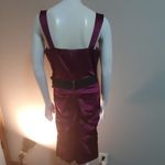 Le chateau NWT  Berry Dress with Black Flower Belt Photo 4