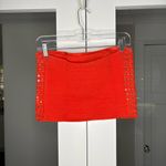 J.Crew NWT Broken-in Jersey Tube Top Mirror Embellishments Aperitif Red Photo 2