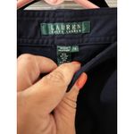 Ralph Lauren Lauren Cargo Pants Cropped Utility Navy Blue Size 16 NWT Photo 3