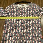 Boden Cotton mini Dress 3/4 sleeve Cockatoo Bird Novelty Print Fun Dress Size 2 Pink Photo 5