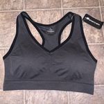 NWT Gray Padded Racerback Sports Bra Size L Photo 0