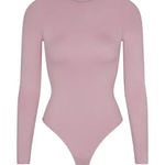 SKIMS  Mauve Long Sleeve Bodysuit Photo 0