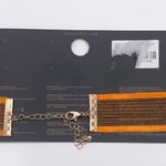 Forever 21 NWT Neon Orange Sparkle Glitter Choker Photo 5