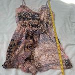 BCBGeneration NEW  Chiffon Floral Spaghetti Strap V Neck Romper Colorful Size XXS Photo 4