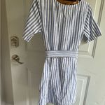 Abercrombie & Fitch  Blue and White Striped Dress Photo 3