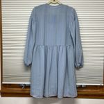 Samsoe Samsoe NWT Dusty Blue Jolie Wrap Long Sleeve Mini Dress Size XXS Photo 8