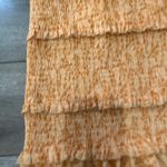 Preppy Orange Floral Smocked Mini Dress Size XS Photo 2