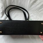 GAL Black gold rock studded zip tote bag purse Photo 2