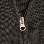 Dockers .. BLACK COTTON THICK SWEATER WITH DOUBLE ZIPPER SIZE MEDIUM Photo 2