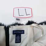 Ann Taylor  Black Lace Satin Gown Strapless Long Dress Photo 13