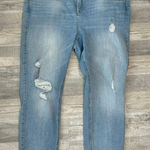 Torrid  Premium Bombshell Skinny Distressed Blue Jeans Light Wash R28 Photo 0