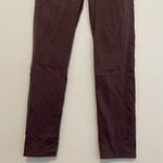 AG Adriano Goldschmied Brushed Sateen Stilt Cigarette Leg Plum Brown Skinny Jean Photo 3