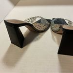 Schutz  Heel Lizah Crystal Vinyl Sandal Mule Slip On in Black Sz 8.5 NWOB *flaws* Photo 12