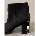 Kelly & Katie Women’s Zip Up Platform Faux Leather Black Heeled Ankle Bootie 9 Photo 4