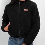 Empyre Black Sherpa Puffer Jacket Size L Photo 7