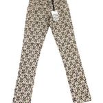 Kilp Skinny Jeans Tan Black Aztec Tribal Print Low Rise Pants Jeans Size 0/1 NEW Photo 0