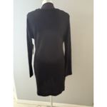 No Boundaries NWT Black Ribbed Dress XXL Bodycon Stretch Goth Rave Witchy Lace Photo 3