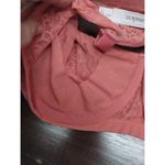 Auden NWOT Size 40C Pink Coral Lace Unlined Scoop Balconette Underwire Bra Photo 4