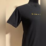 Uniqlo EUC  x Disney Black and Yellow It was a great day graphic tee size XS Photo 1