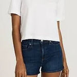 BP  High Rise‎ Bootie Dark Wash Stretch Shorts Photo 0